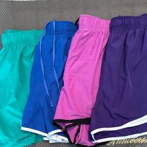 Colorful Athletic Shorts Set